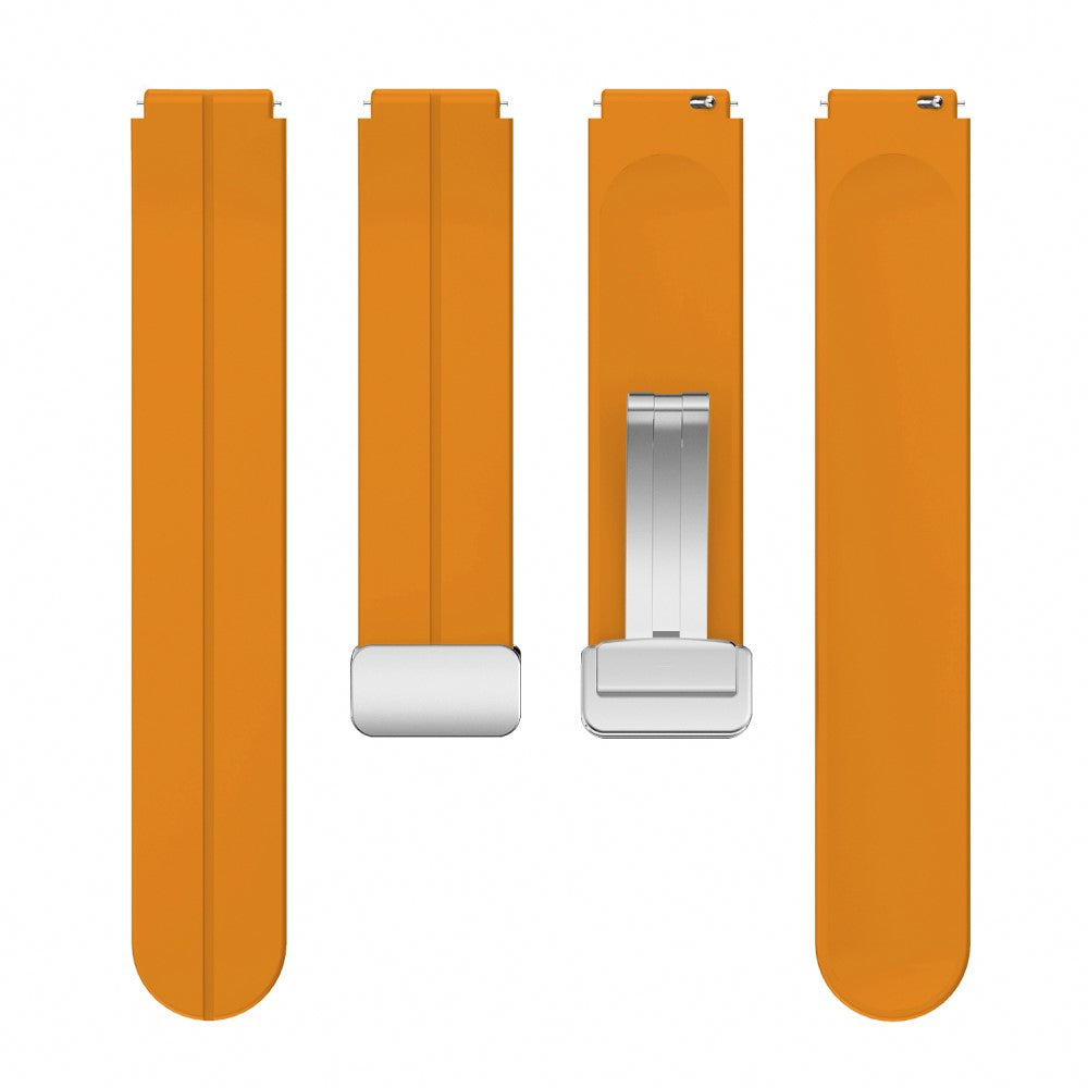 Yndigt Silikone Universal Rem passer til Smartwatch - Gul#serie_5