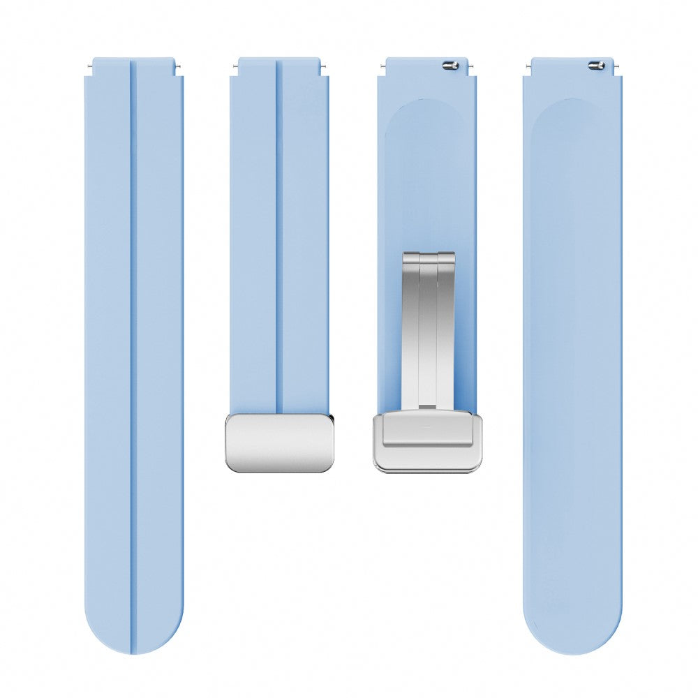 Yndigt Silikone Universal Rem passer til Smartwatch - Blå#serie_9
