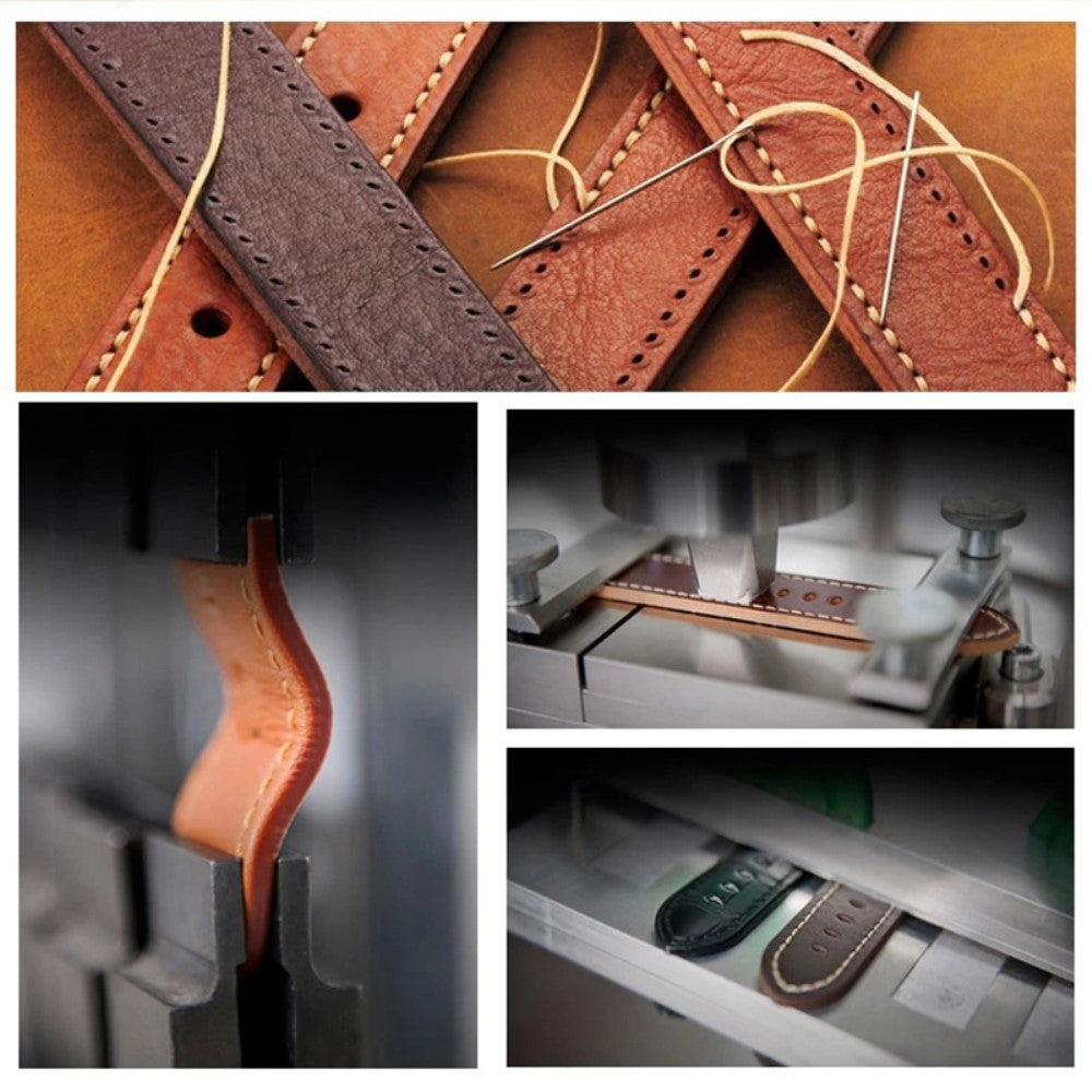 Slidstærk Kunstlæder Universal Rem passer til Smartwatch - Rød#serie_9