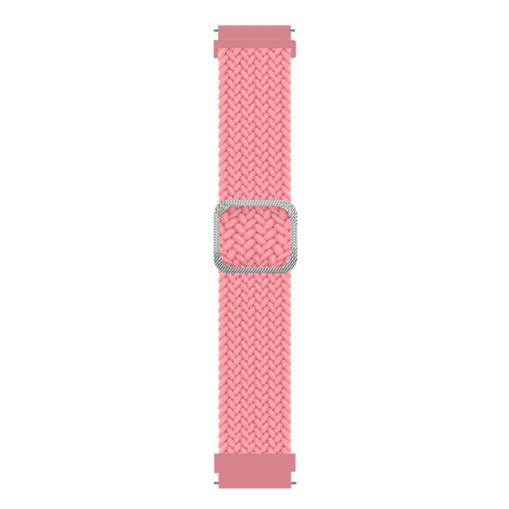 Stilfuld Nylon Universal Rem passer til Smartwatch - Pink#serie_16
