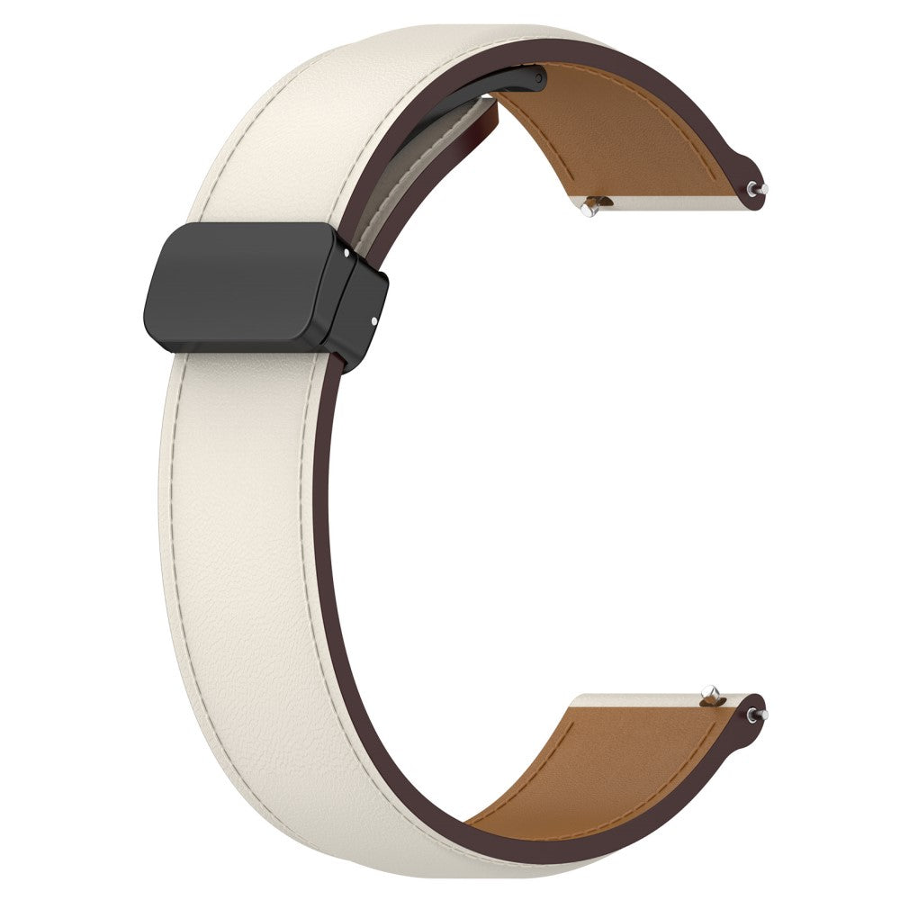 Super Fed Ægte Læder Universal Rem passer til Smartwatch - Brun#serie_5