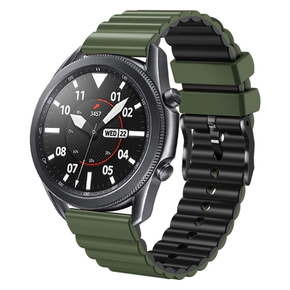 Super Fantastisk Metal Og Silikone Universal Rem passer til Smartwatch - Grøn#serie_8