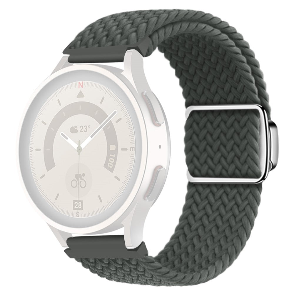 22mm Universal nylon strap with magnetic buckle - Space  Grey#serie_8