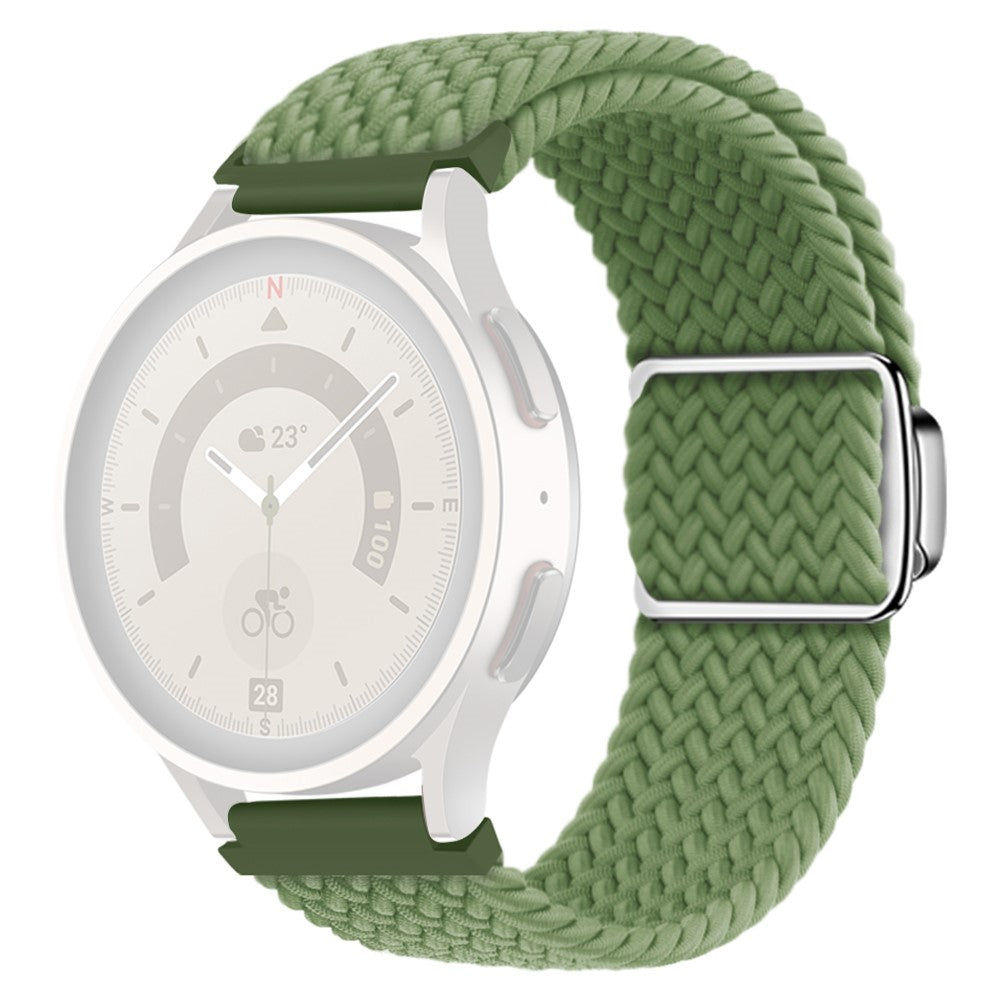 20mm Universal nylon strap with magnetic buckle - Cactus Green#serie_10
