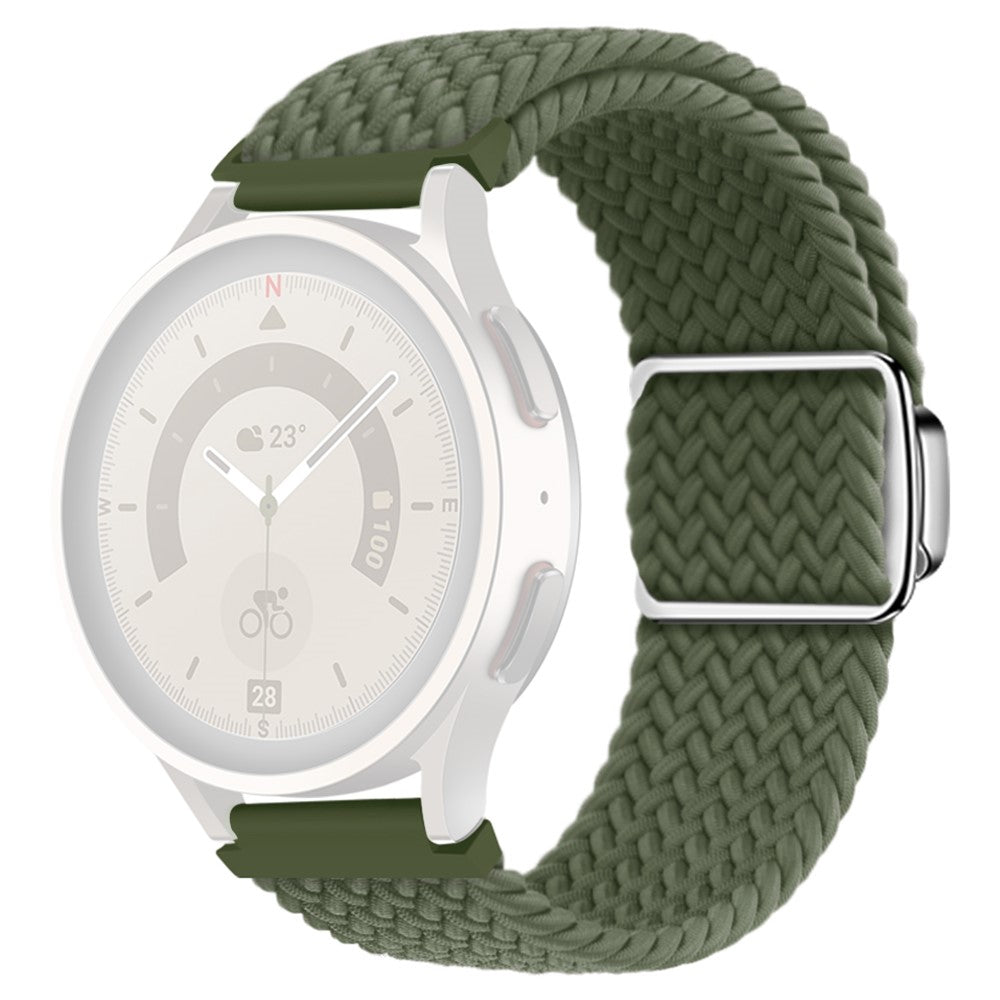 20mm Universal nylon strap with magnetic buckle - Dark Olive Green#serie_3