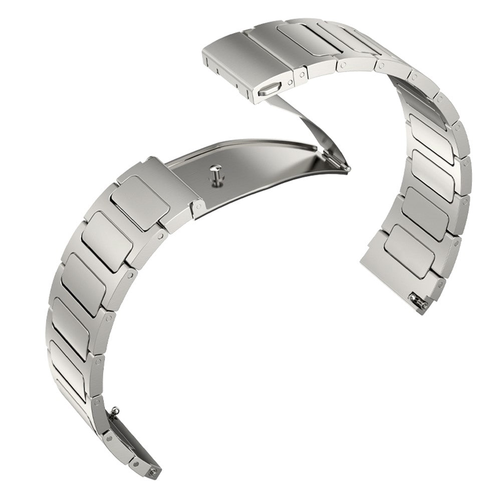 Helt Vildt Godt Metal Universal Rem passer til Smartwatch - Sølv#serie_2