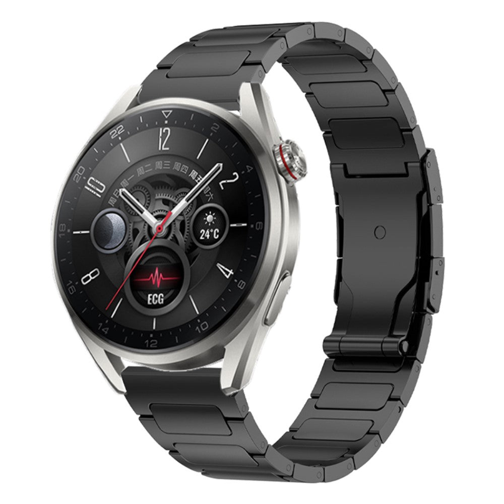 Helt Vildt Pænt Metal Universal Rem passer til Smartwatch - Sort#serie_3