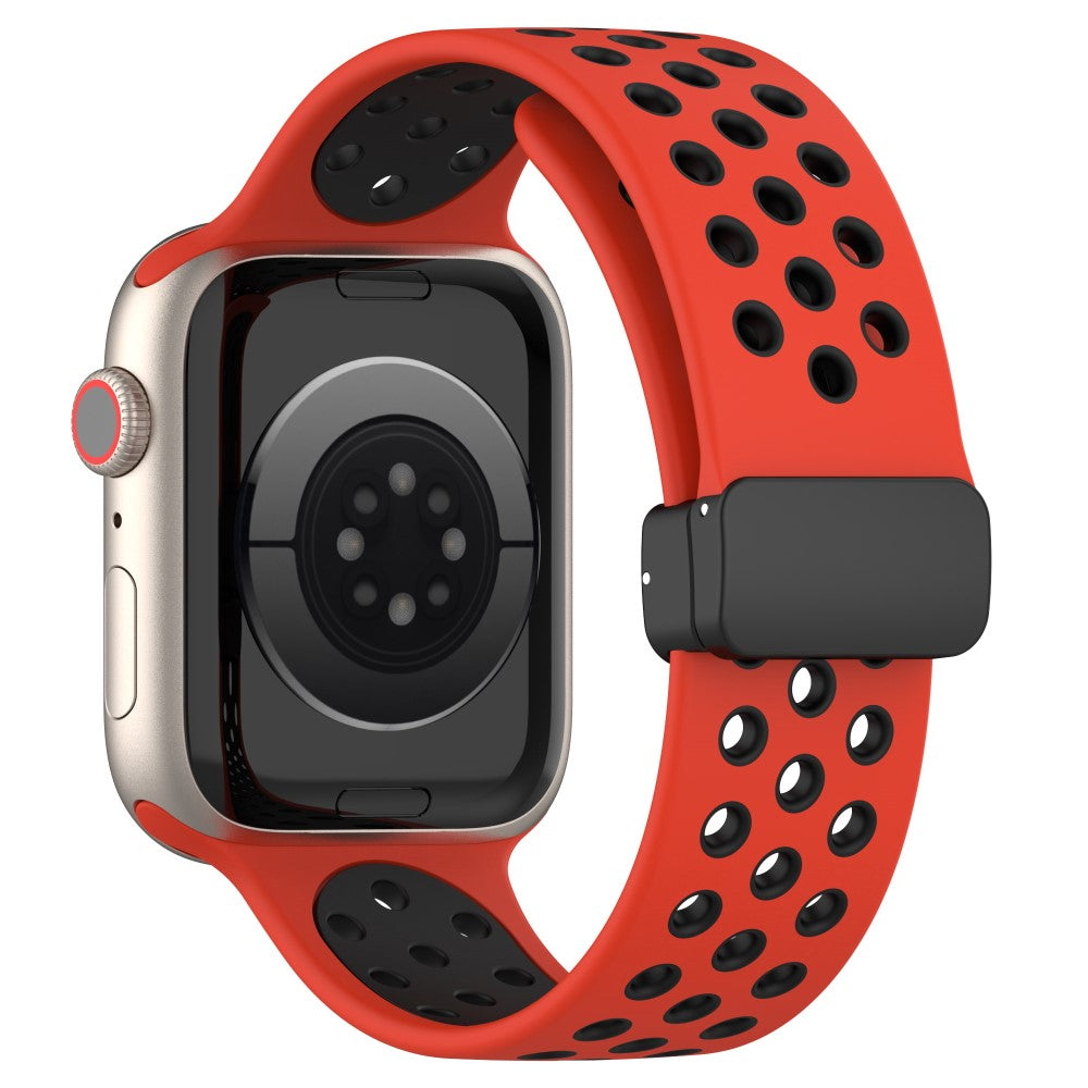 Super Flot Silikone Universal Rem passer til Apple Smartwatch - Rรธd#serie_1