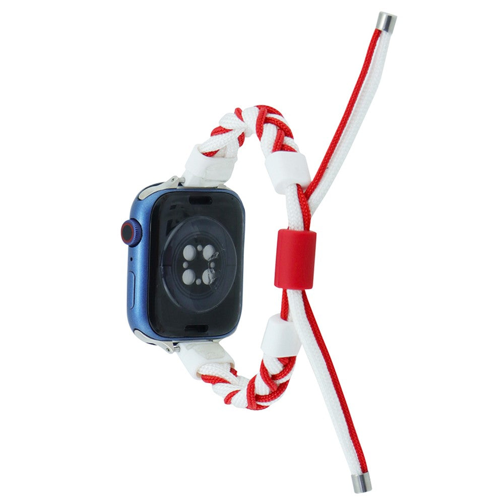 Cool Nylon Universal Rem passer til Apple Smartwatch - Rรธd#serie_1