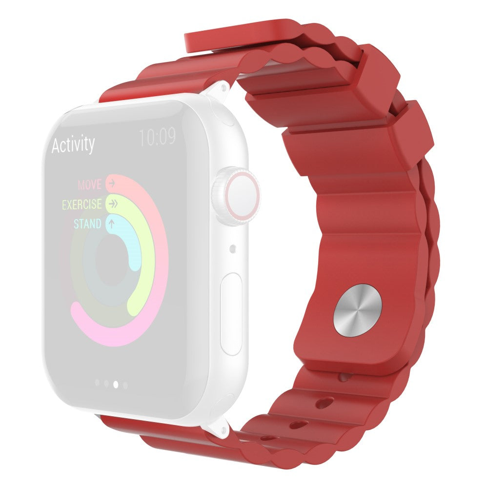 Mega Cool Silikone Universal Rem passer til Apple Smartwatch - Rรธd#serie_1