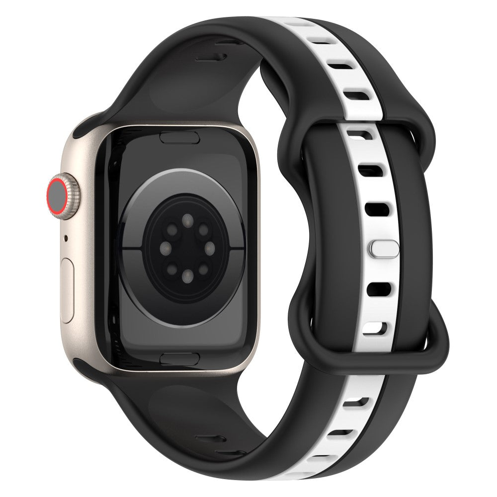 Meget Skรธn Silikone Universal Rem passer til Apple Smartwatch - Sort#serie_1