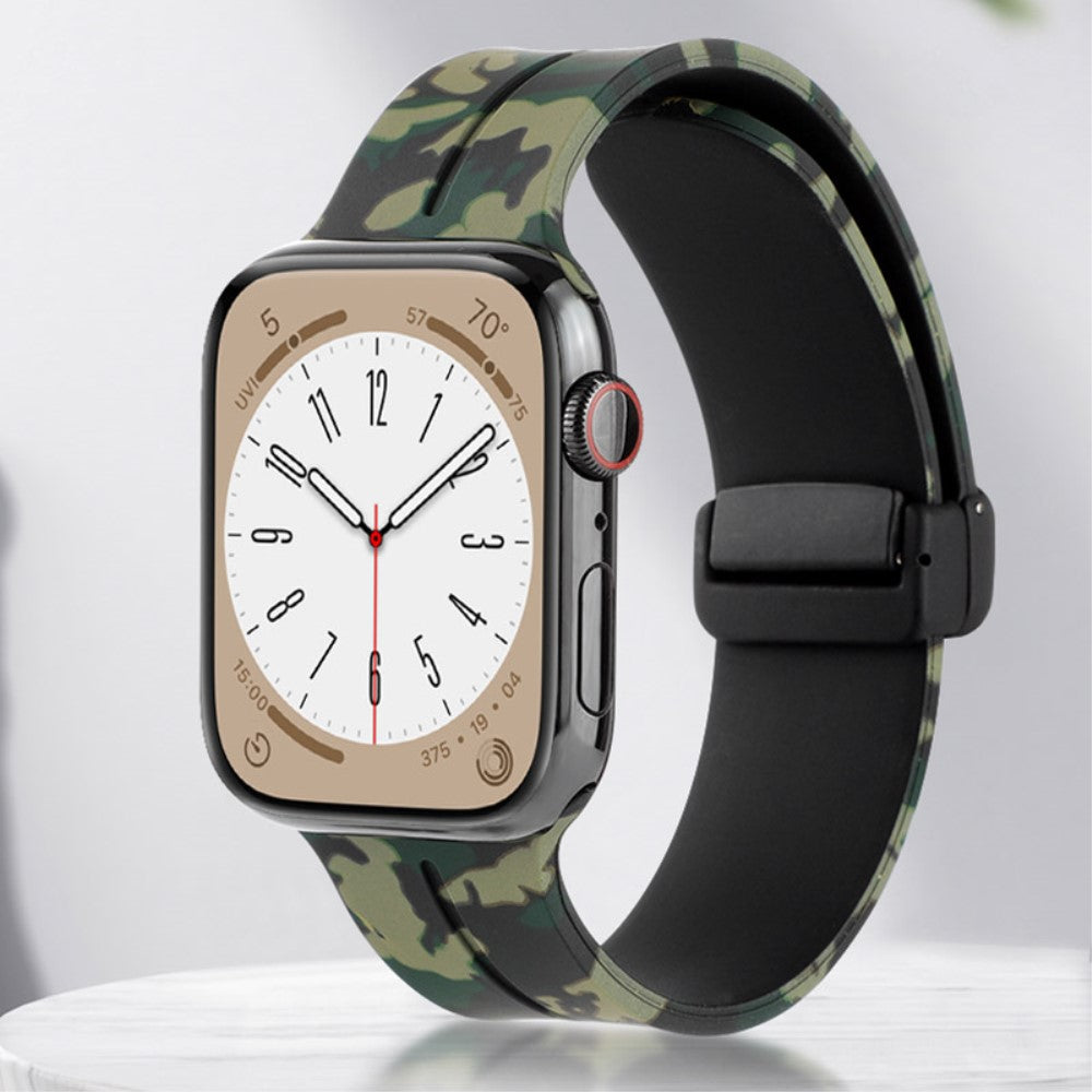 Super Elegant Silikone Universal Rem passer til Apple Smartwatch - Sølv#serie_3