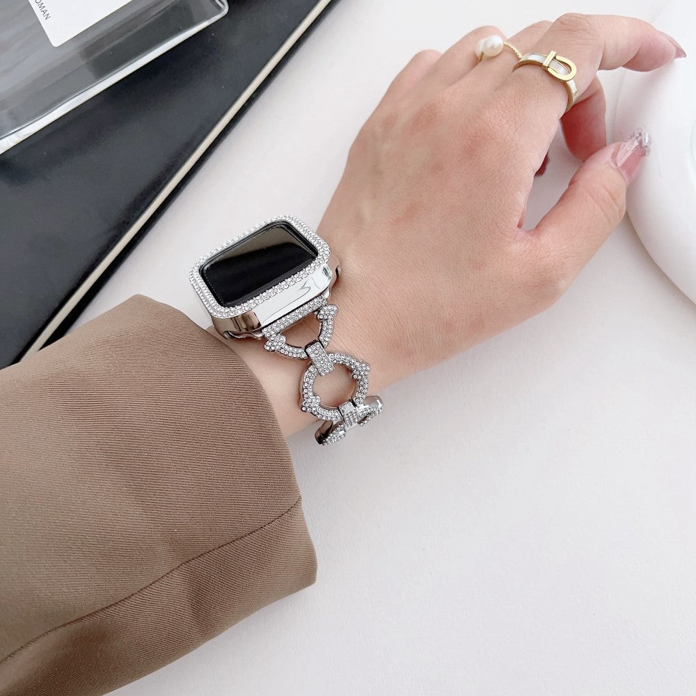 Mega Elegant Metal Universal Rem passer til Apple Smartwatch - Sølv#serie_2