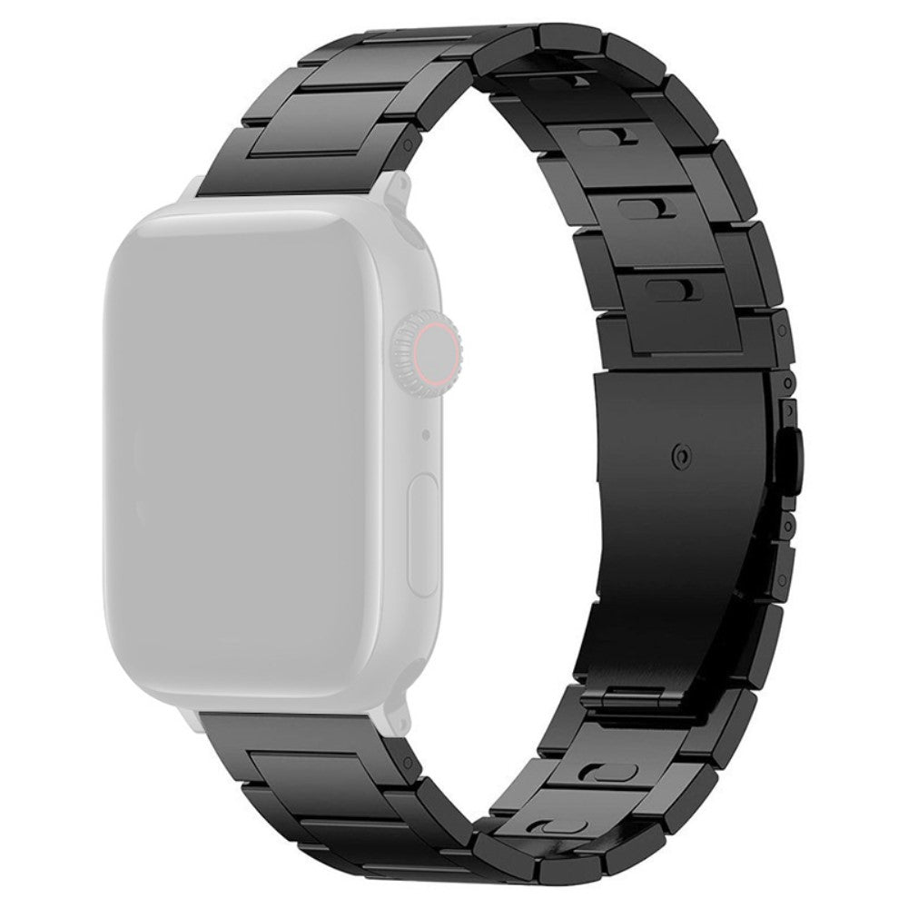 Meget Slidstรฆrk Metal Universal Rem passer til Apple Smartwatch - Sort#serie_1