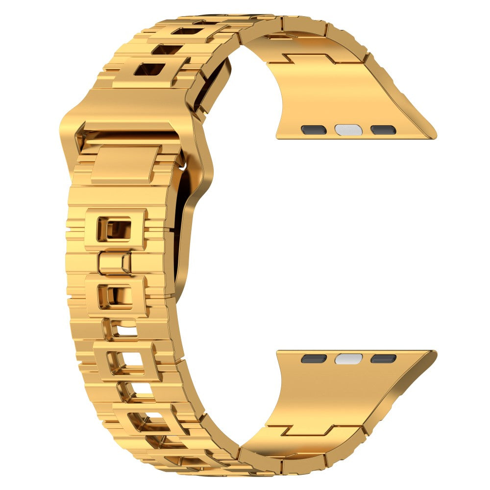 Fantastisk Silikone Universal Rem passer til Apple Smartwatch - Guld#serie_4
