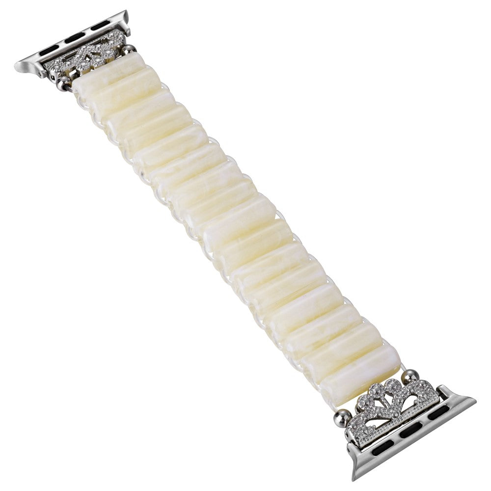 Vildt Fint Plastik Universal Rem passer til Apple Smartwatch - Hvid#serie_5