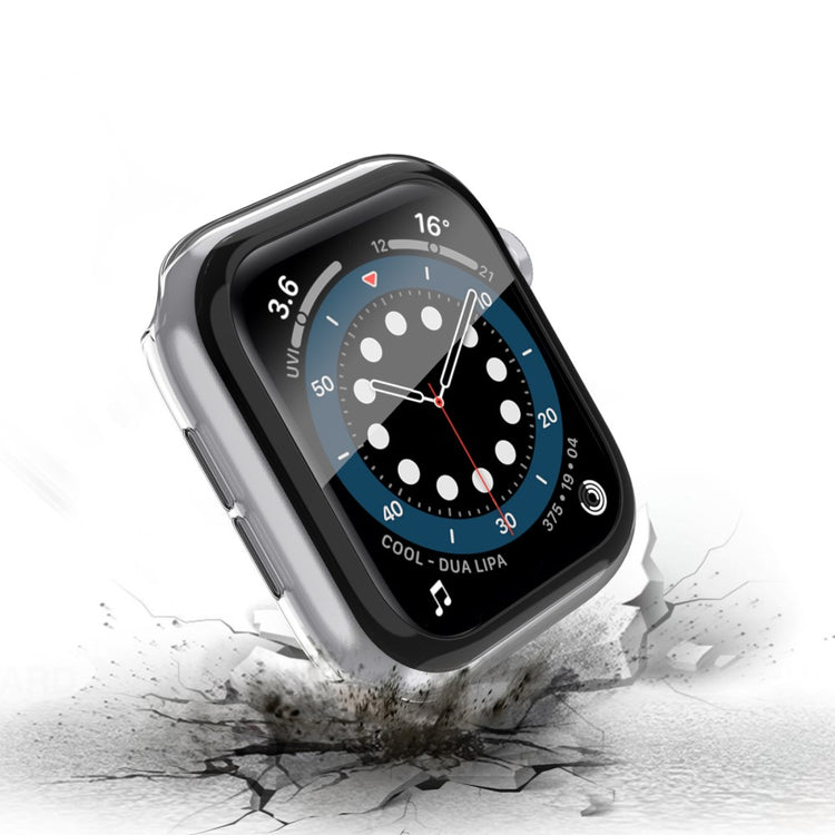 Mega Flot Universal Apple Cover med Skærmbeskytter i Plastik og Hærdet Glas - Gennemsigtig#serie_10