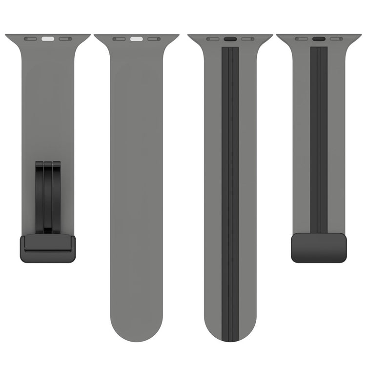 Helt Vildt Godt Silikone Universal Rem passer til Apple Smartwatch - Sølv#serie_9