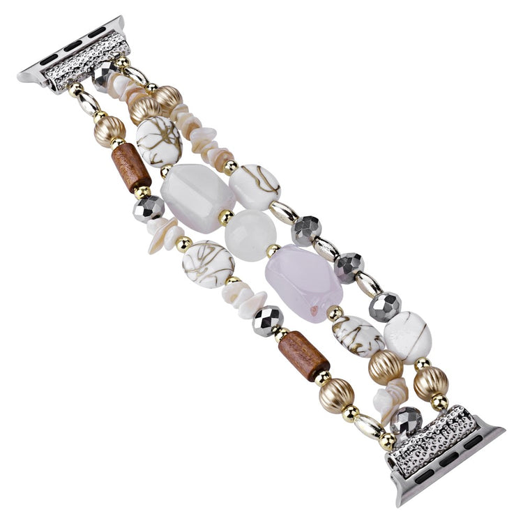 Helt Vildt Flot Plastik Universal Rem passer til Apple Smartwatch - Hvid#serie_7