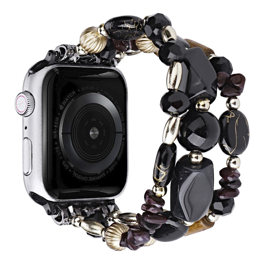 Helt Vildt Flot Plastik Universal Rem passer til Apple Smartwatch - Sort#serie_8