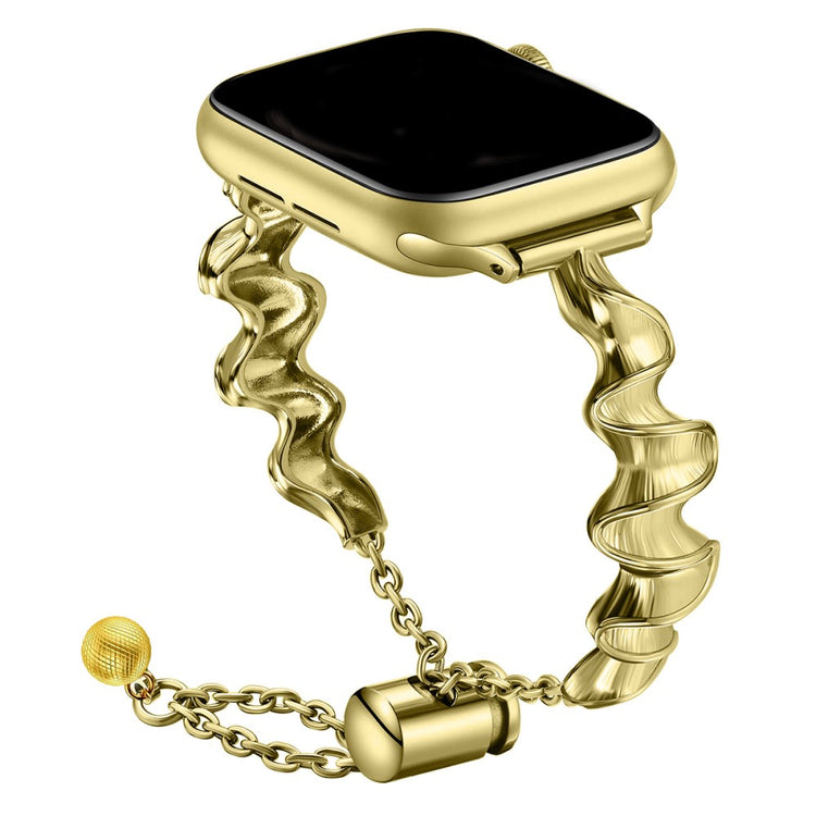 Vildt Hårdfør Metal Universal Rem passer til Apple Smartwatch - Guld#serie_2