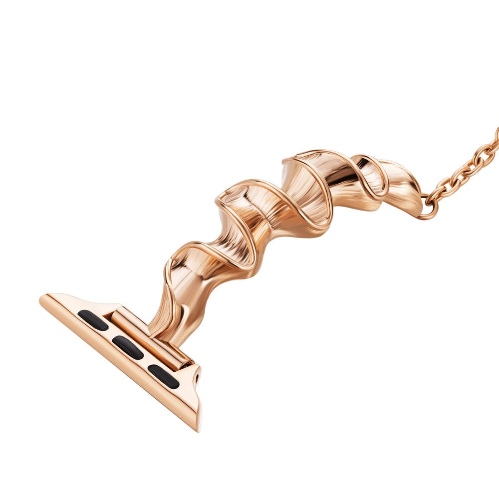 Vildt Hårdfør Metal Universal Rem passer til Apple Smartwatch - Guld#serie_4