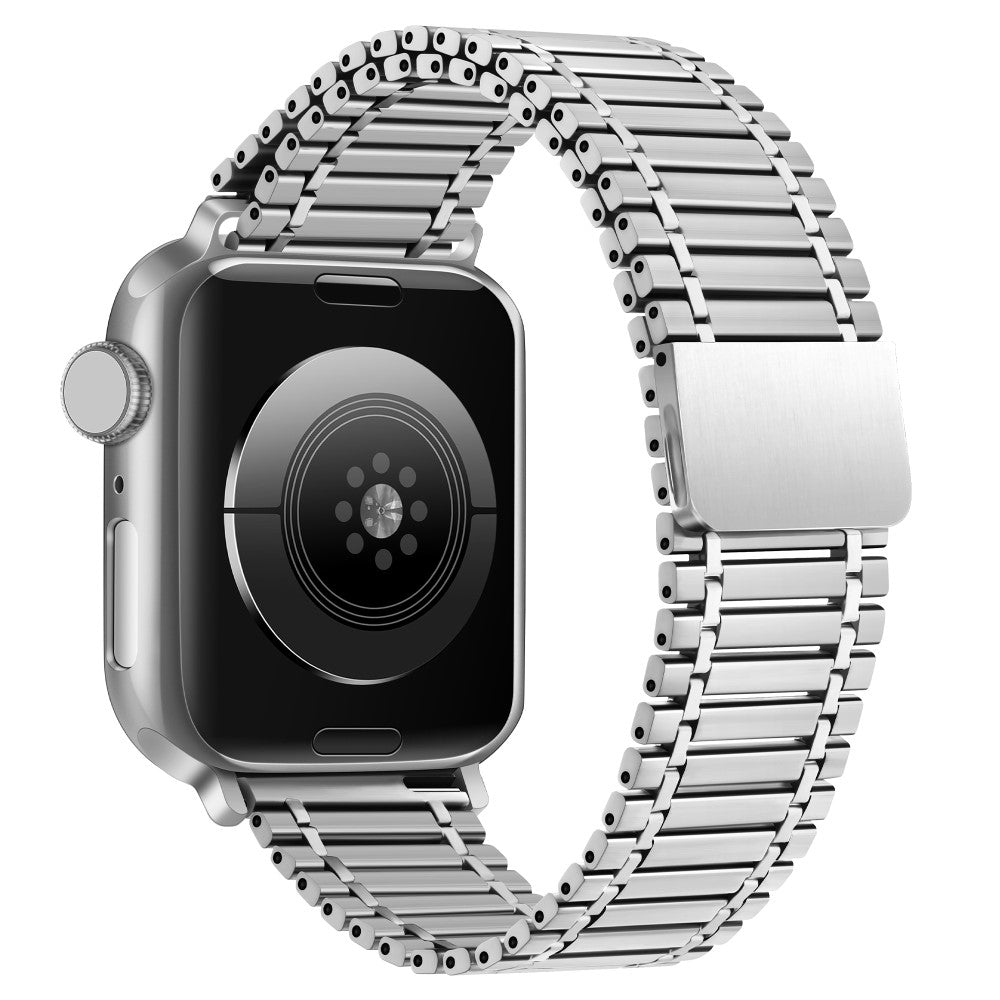 Helt Vildt Hรฅrdfรธr Metal Universal Rem passer til Apple Smartwatch - Sรธlv#serie_1