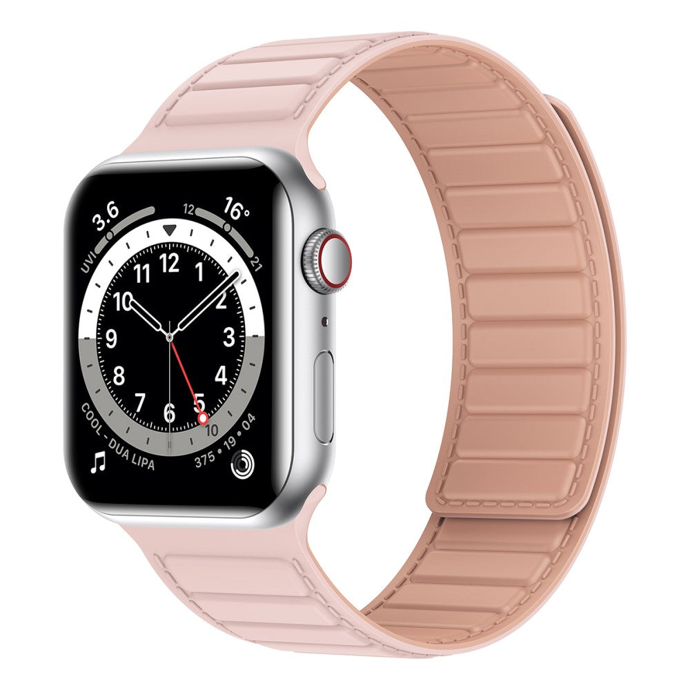 Fremragende Silikone Universal Rem passer til Apple Smartwatch - Pink#serie_2