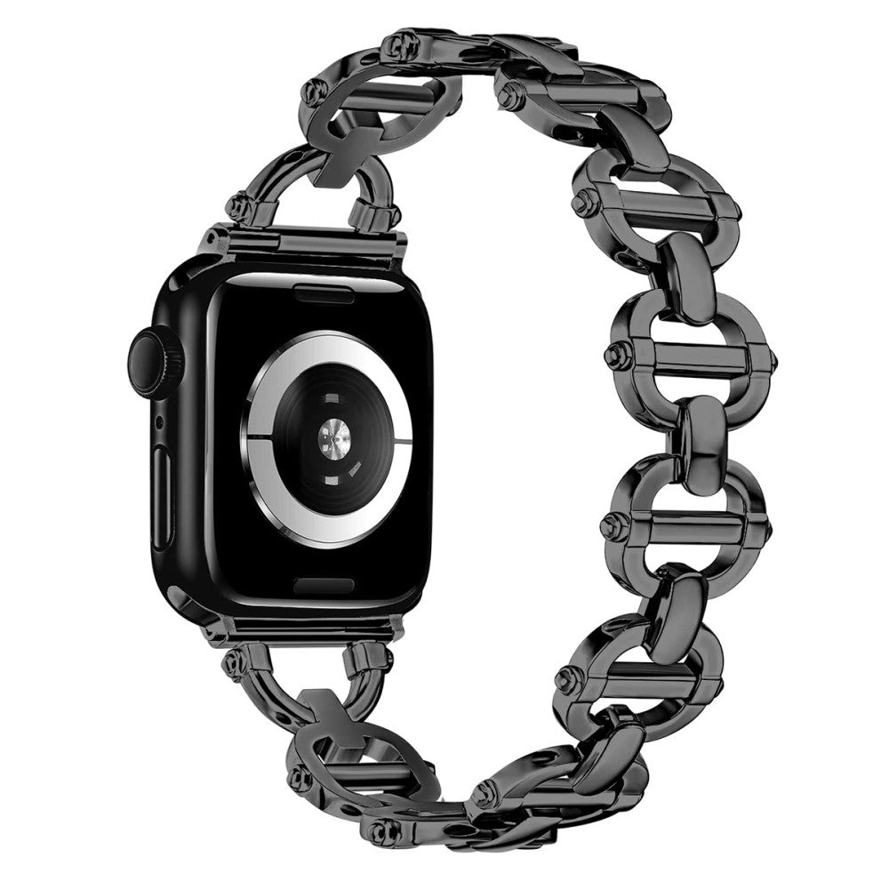 Meget Skรธn Metal Universal Rem passer til Apple Smartwatch - Sort#serie_1