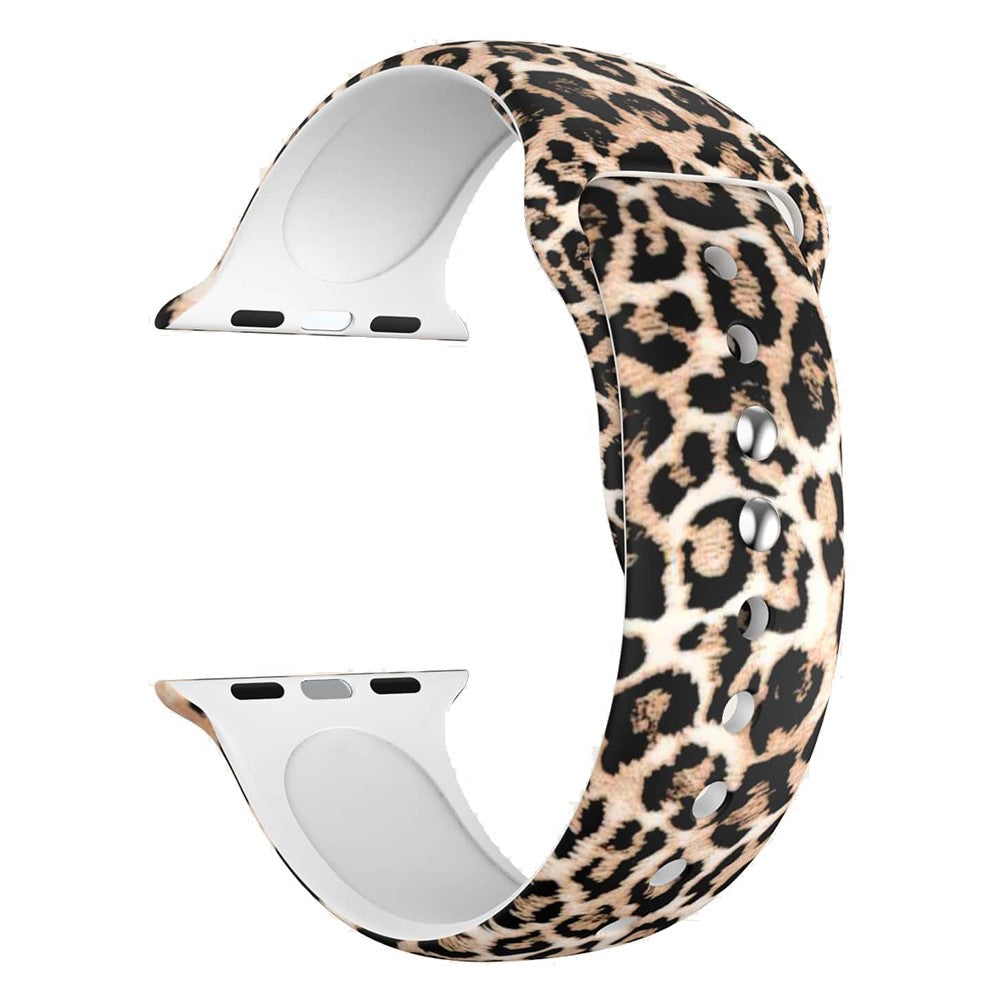 Supercool Silikone Universal Rem passer til Apple Smartwatch - Stรธrrelse: M - Brun#serie_1
