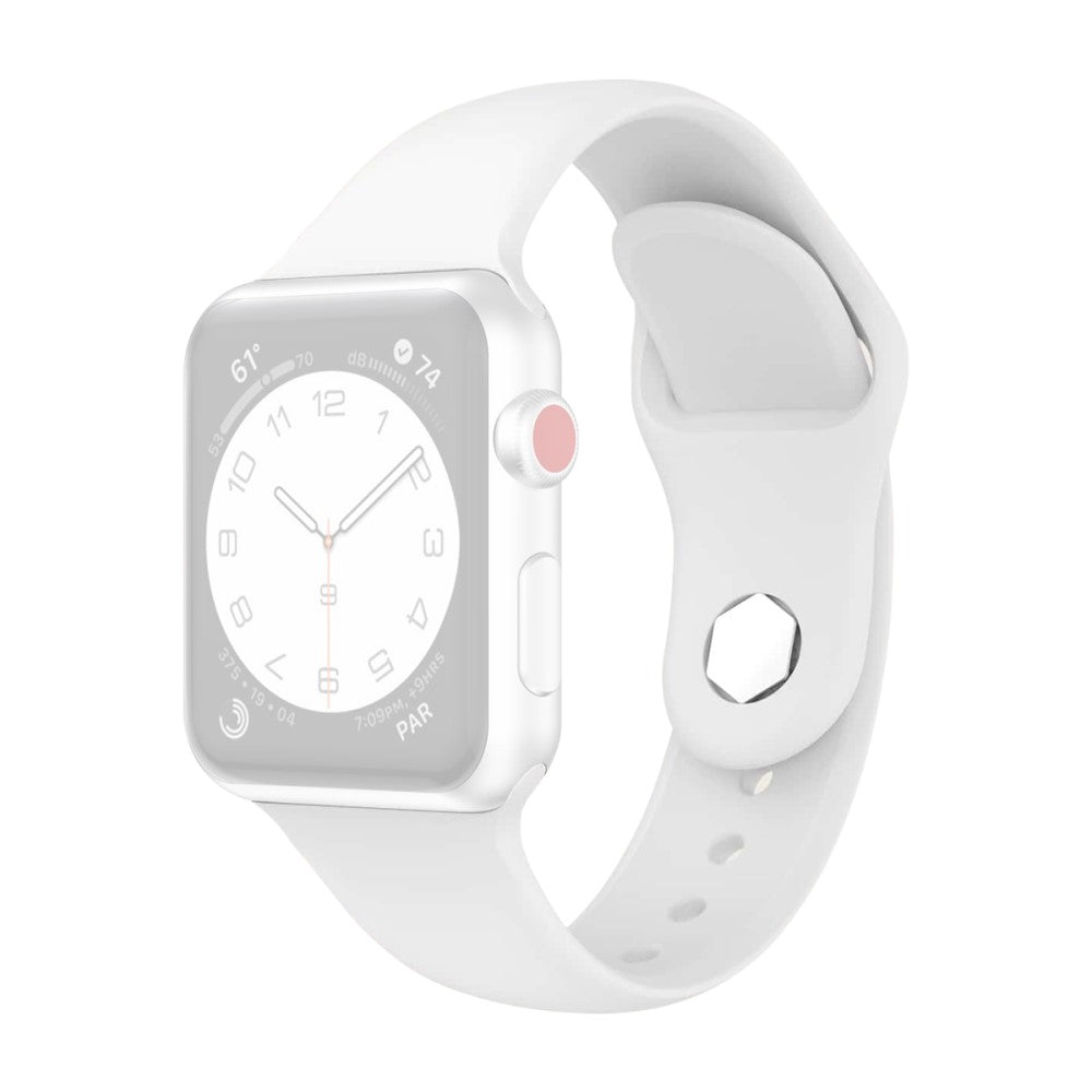 Kรธnt Silikone Universal Rem passer til Apple Smartwatch - Brun#serie_1