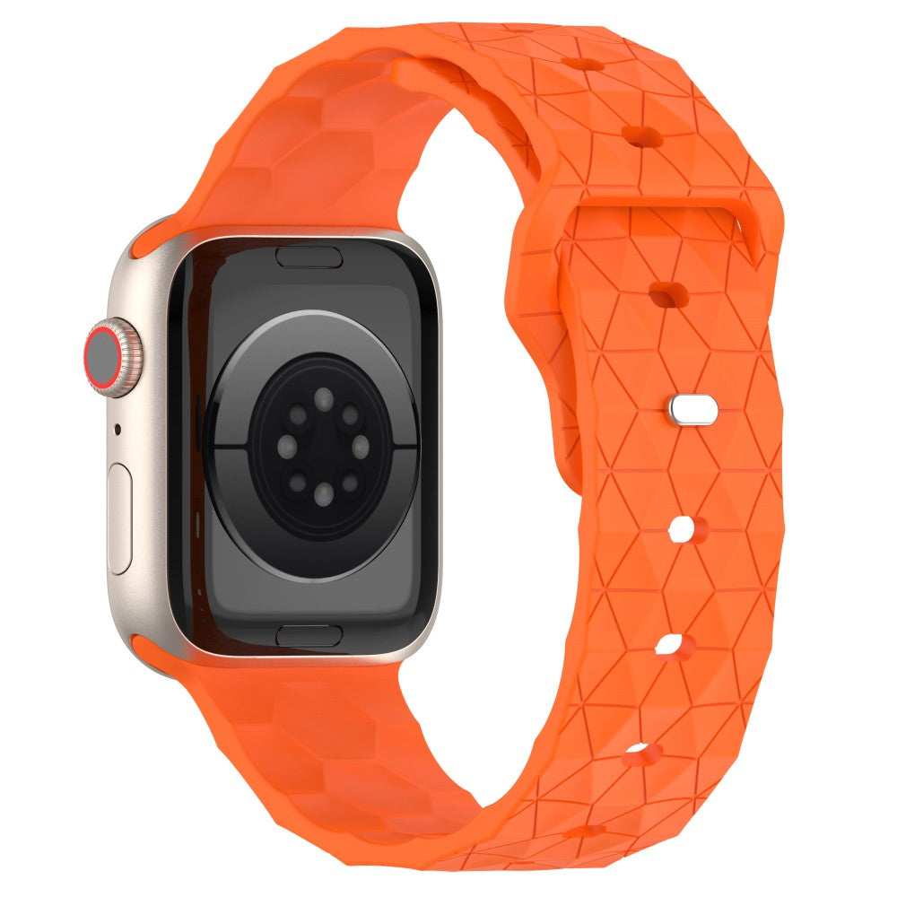 Super Kรธnt Silikone Universal Rem passer til Apple Smartwatch - Orange#serie_1