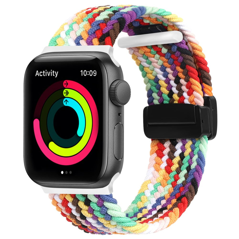 Mega Pรฆnt Nylon Universal Rem passer til Apple Smartwatch - Flerfarvet#serie_1