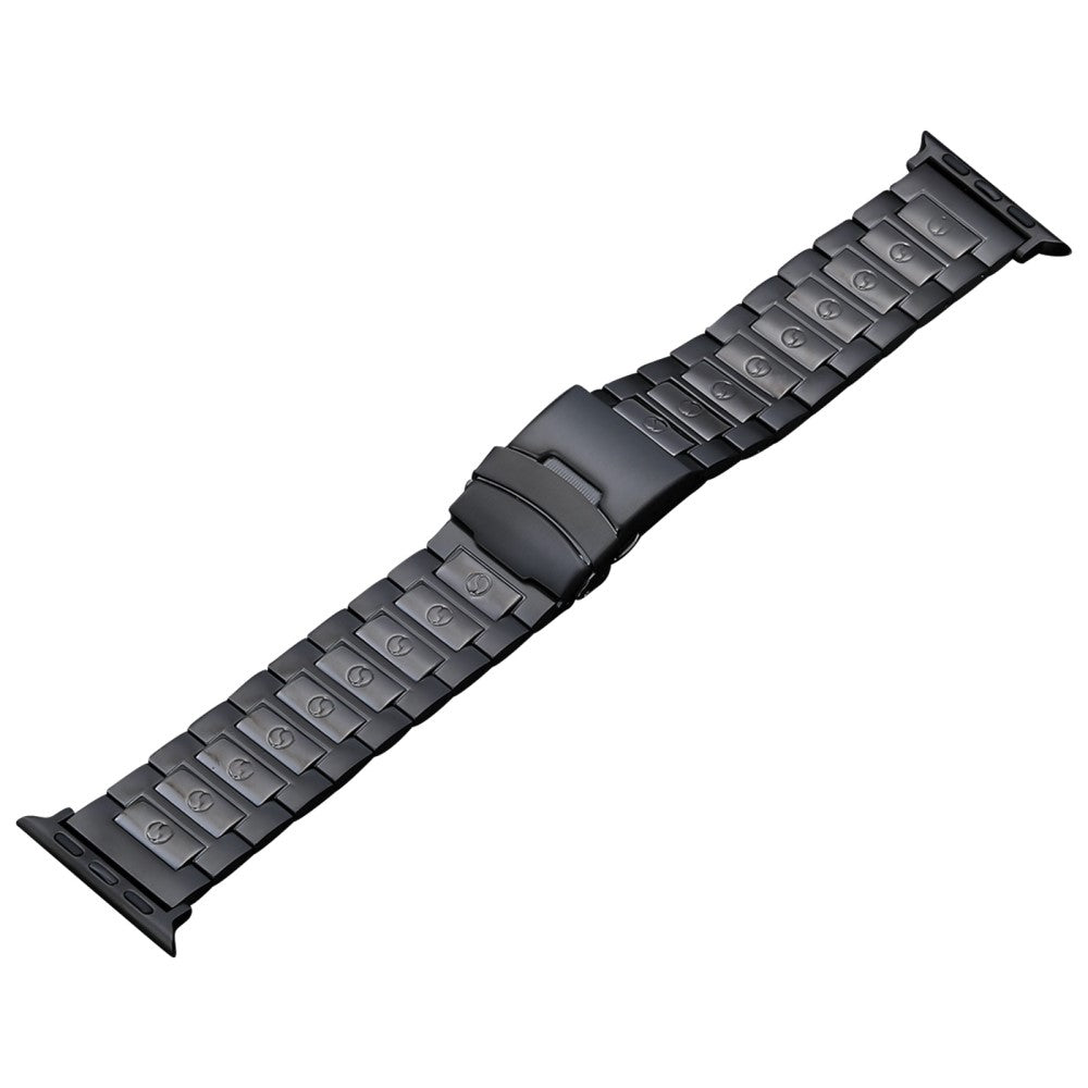 Mega Kรธnt Metal Universal Rem passer til Apple Smartwatch - Sort#serie_1