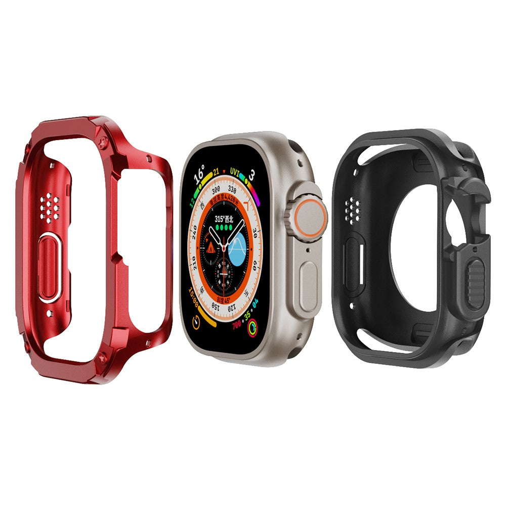 Beskyttende Silikone Universal Bumper passer til Apple Smartwatch - Rรธd#serie_1
