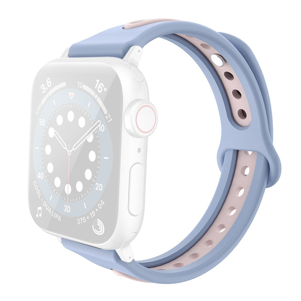 Vildt Fantastisk Silikone Universal Rem passer til Apple Smartwatch - Blรฅ#serie_1