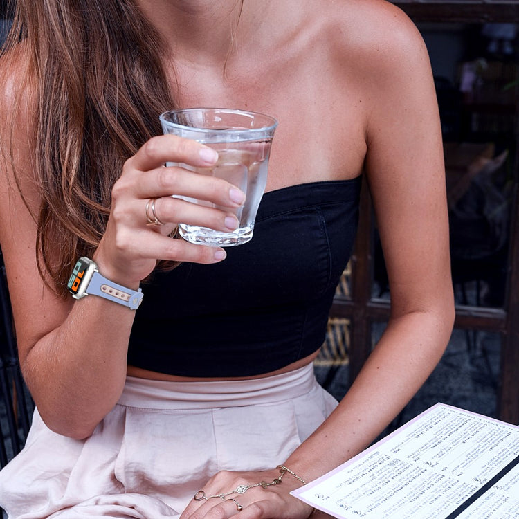 Vildt Fantastisk Silikone Universal Rem passer til Apple Smartwatch - Pink#serie_3