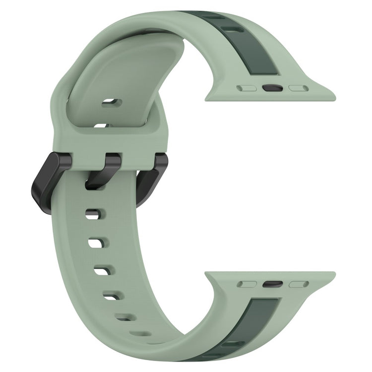 Vildt Elegant Silikone Universal Rem passer til Apple Smartwatch - Grøn#serie_11