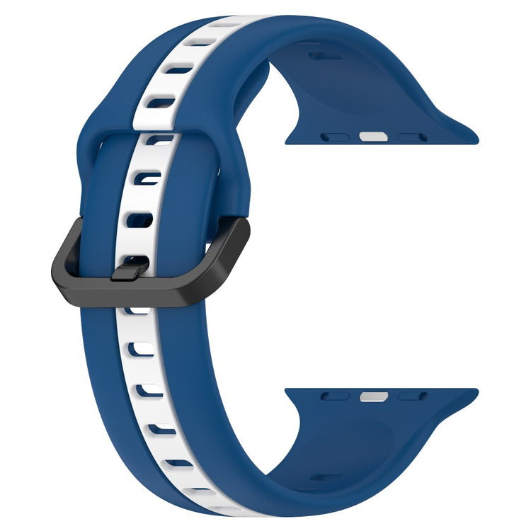 Vildt Elegant Silikone Universal Rem passer til Apple Smartwatch - Blå#serie_12