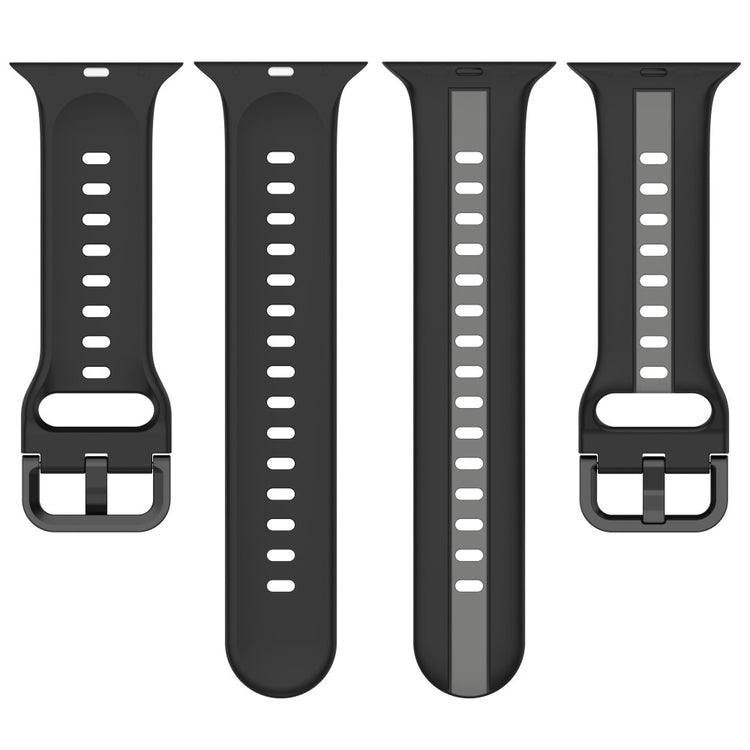 Vildt Elegant Silikone Universal Rem passer til Apple Smartwatch - Sort#serie_6