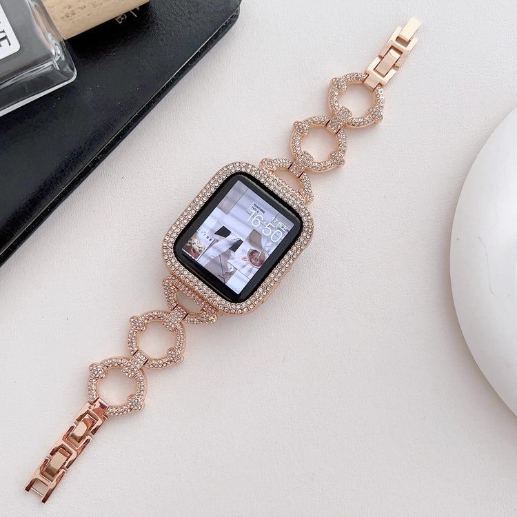 Alle Tiders Metal Universal Rem passer til Apple Smartwatch - Pink#serie_1