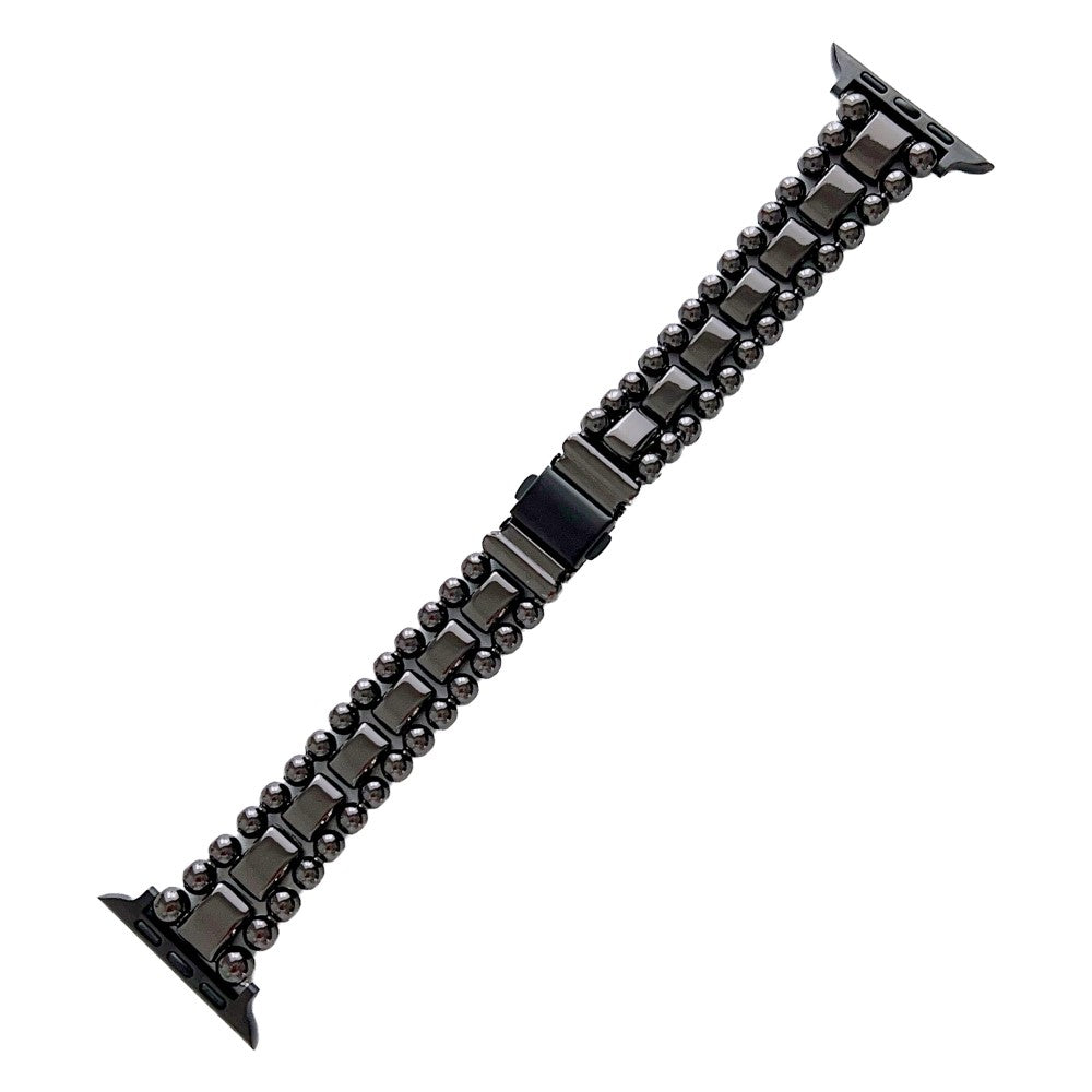 Vildt Slidstรฆrk Metal Universal Rem passer til Apple Smartwatch - Sort#serie_1