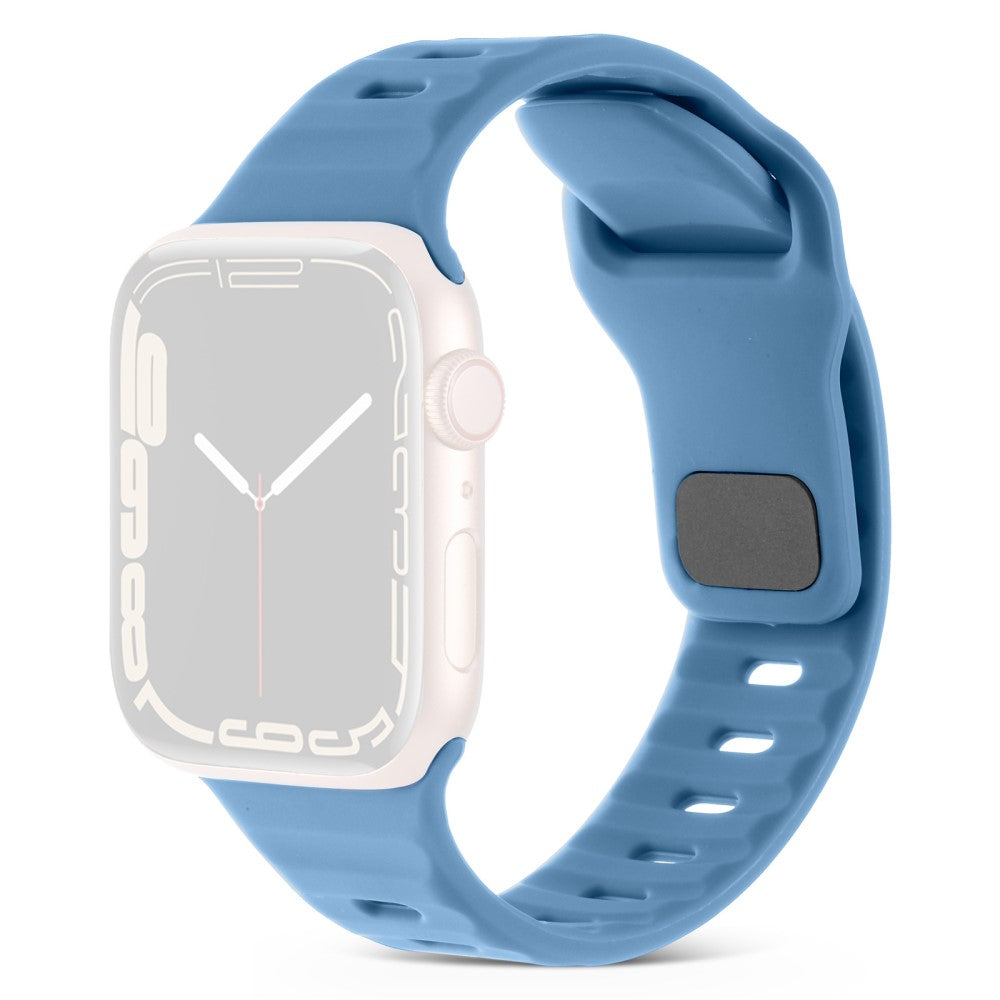 Mega Fantastisk Silikone Universal Rem passer til Apple Smartwatch - Blรฅ#serie_1