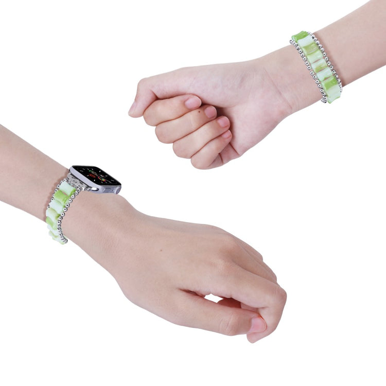 Flot Plastik Universal Rem passer til Apple Smartwatch - Grøn#serie_1