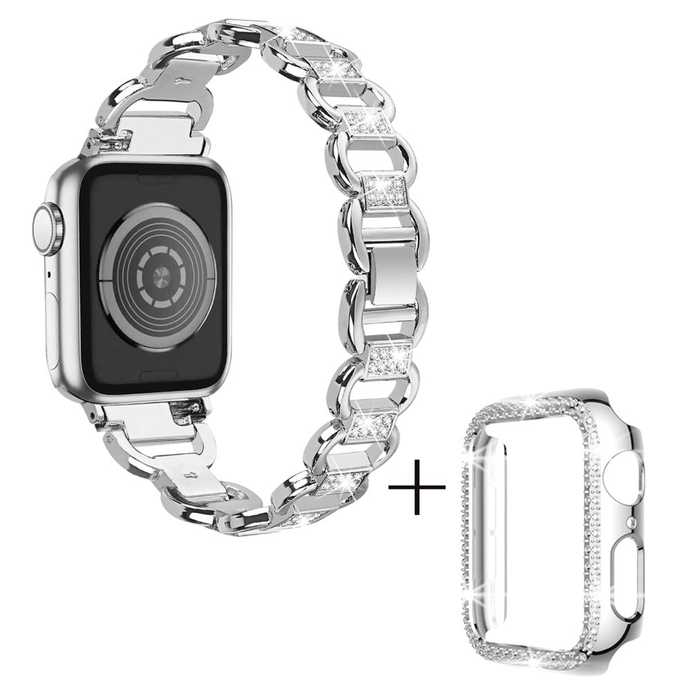 Metal Cover passer til Apple Smartwatch - Sรธlv#serie_1