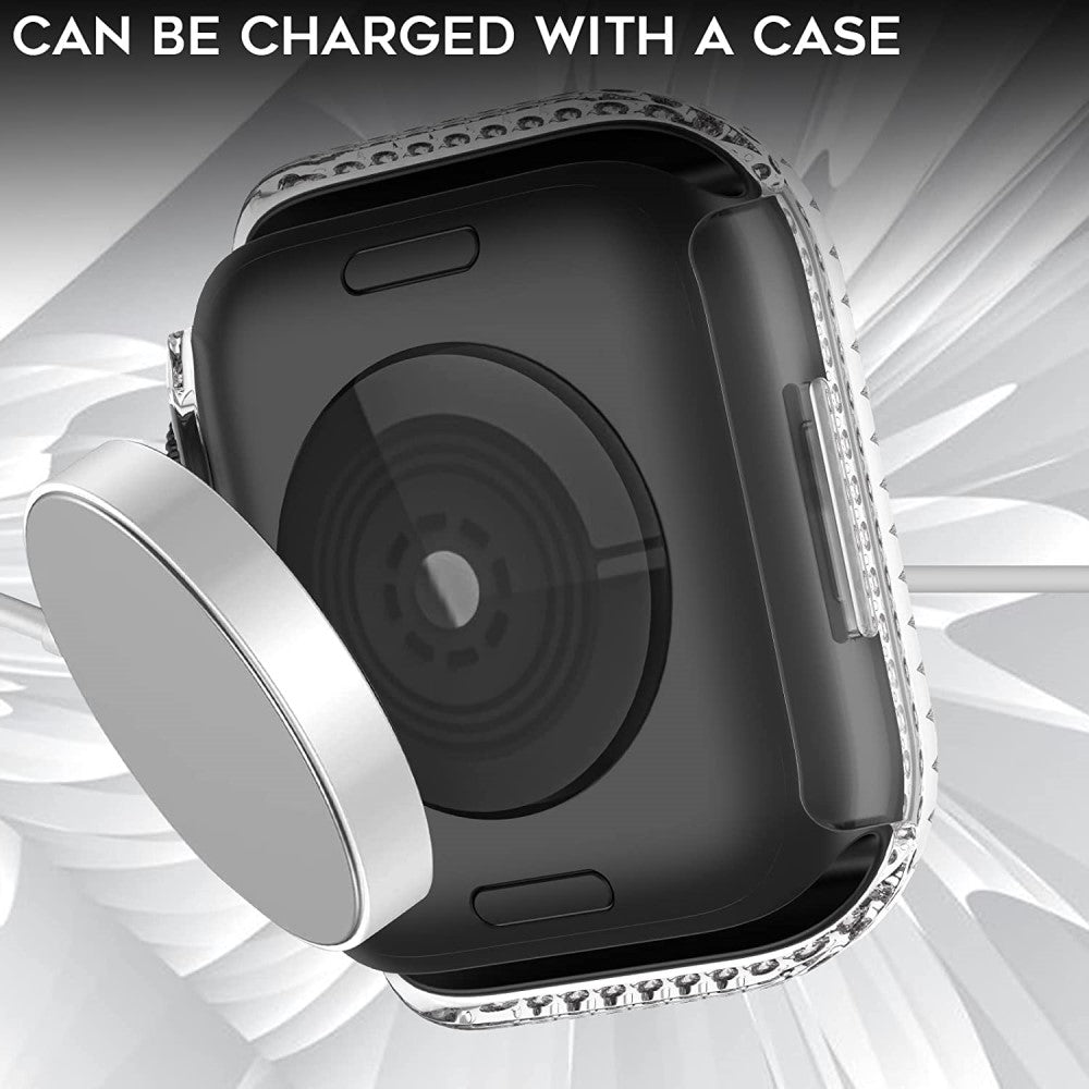 Vildt Godt Universal Apple Plastik og Rhinsten Cover - Gennemsigtig#serie_3