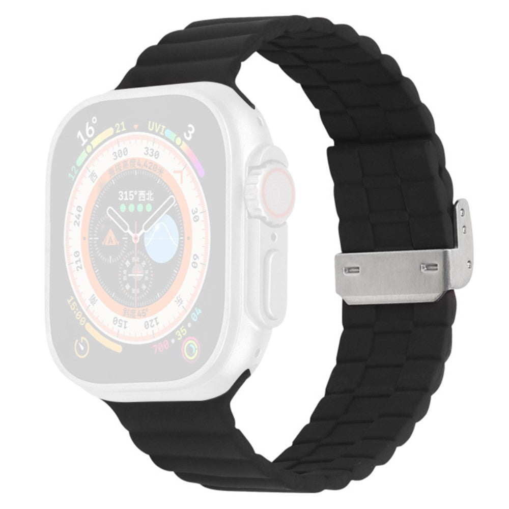Apple Watch Series 9 41mm silicone strap - Black#serie_11