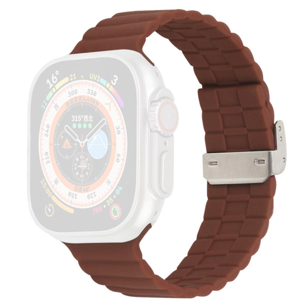 Apple Watch Series 9 41mm silicone strap - Brown#serie_12