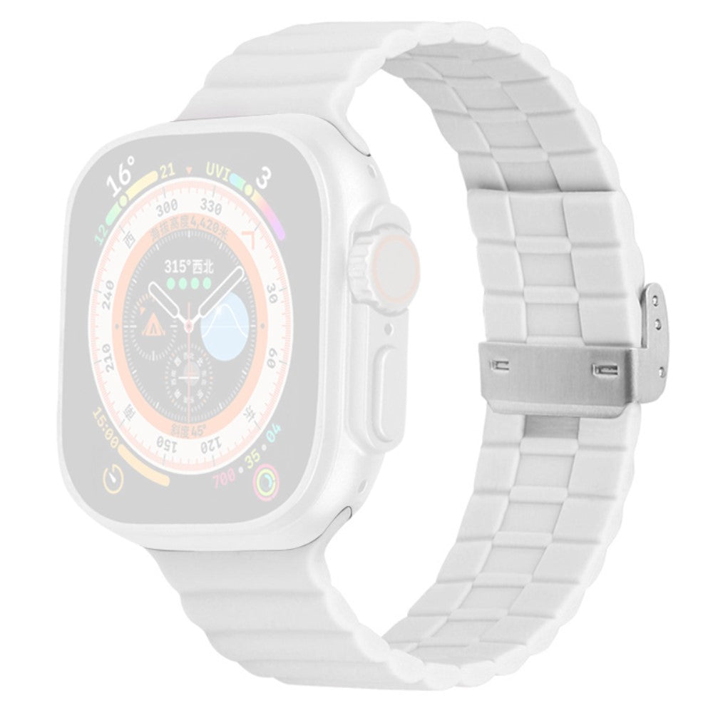 Apple Watch Series 9 41mm silicone strap - White#serie_15
