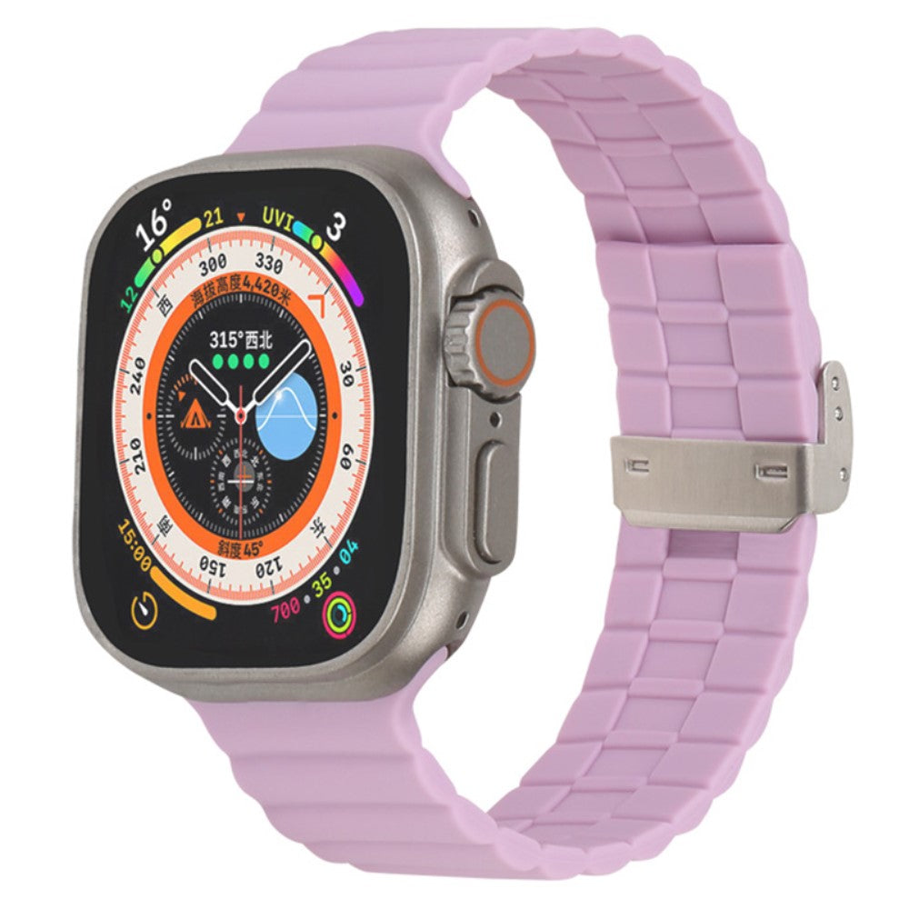 Vildt Fint Silikone Universal Rem passer til Apple Smartwatch - Lilla#serie_4